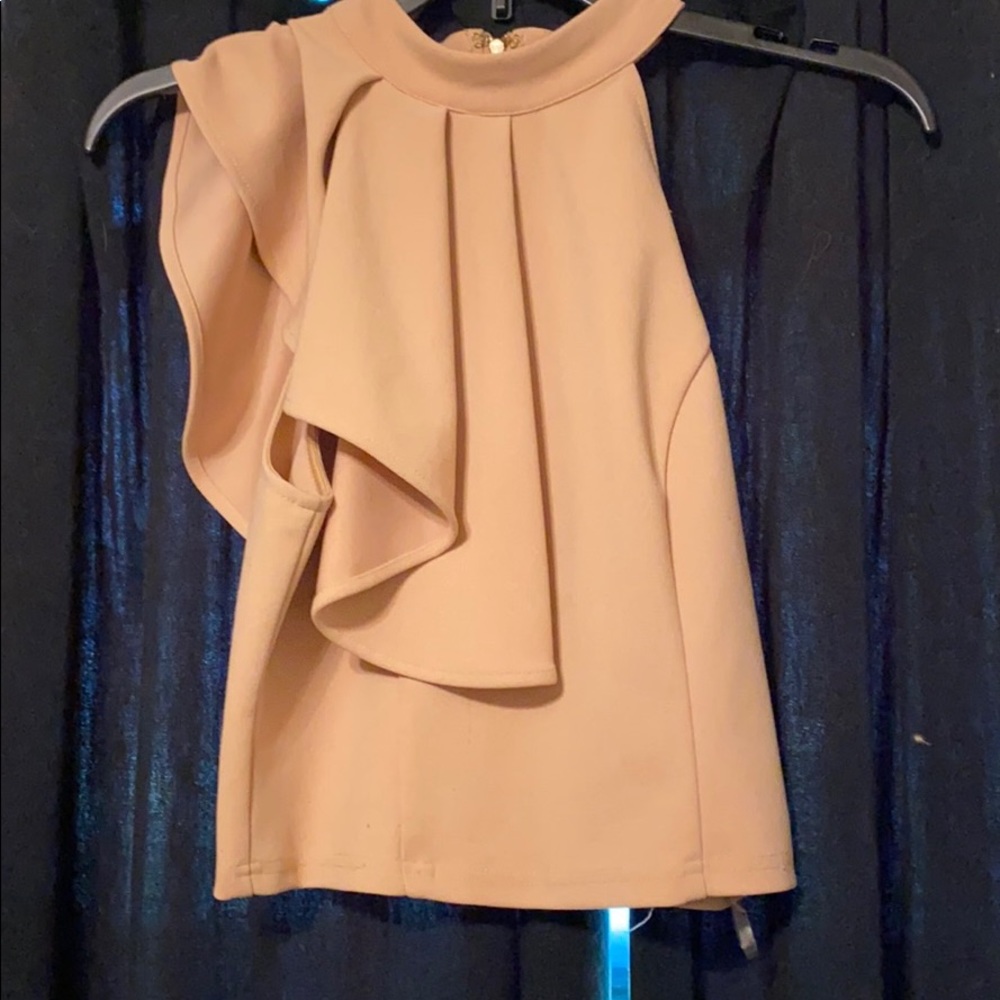 Tan crop top